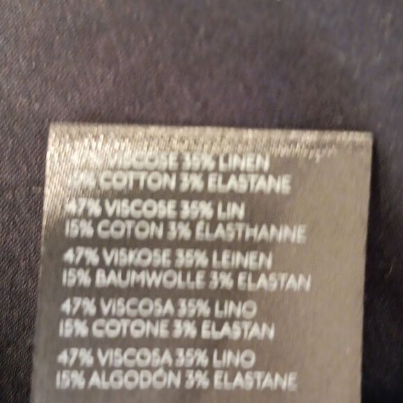 Maeve by Anthropologie Wynne Square Neck Blouse. Navy. Shirred Back Top. - Picture 12 of 13